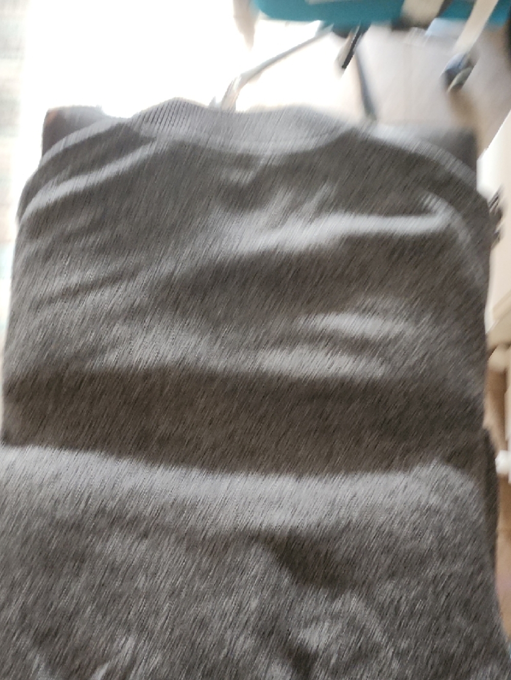 Gray Zipup Sweater Textile Accessory - Picture 4 of 4